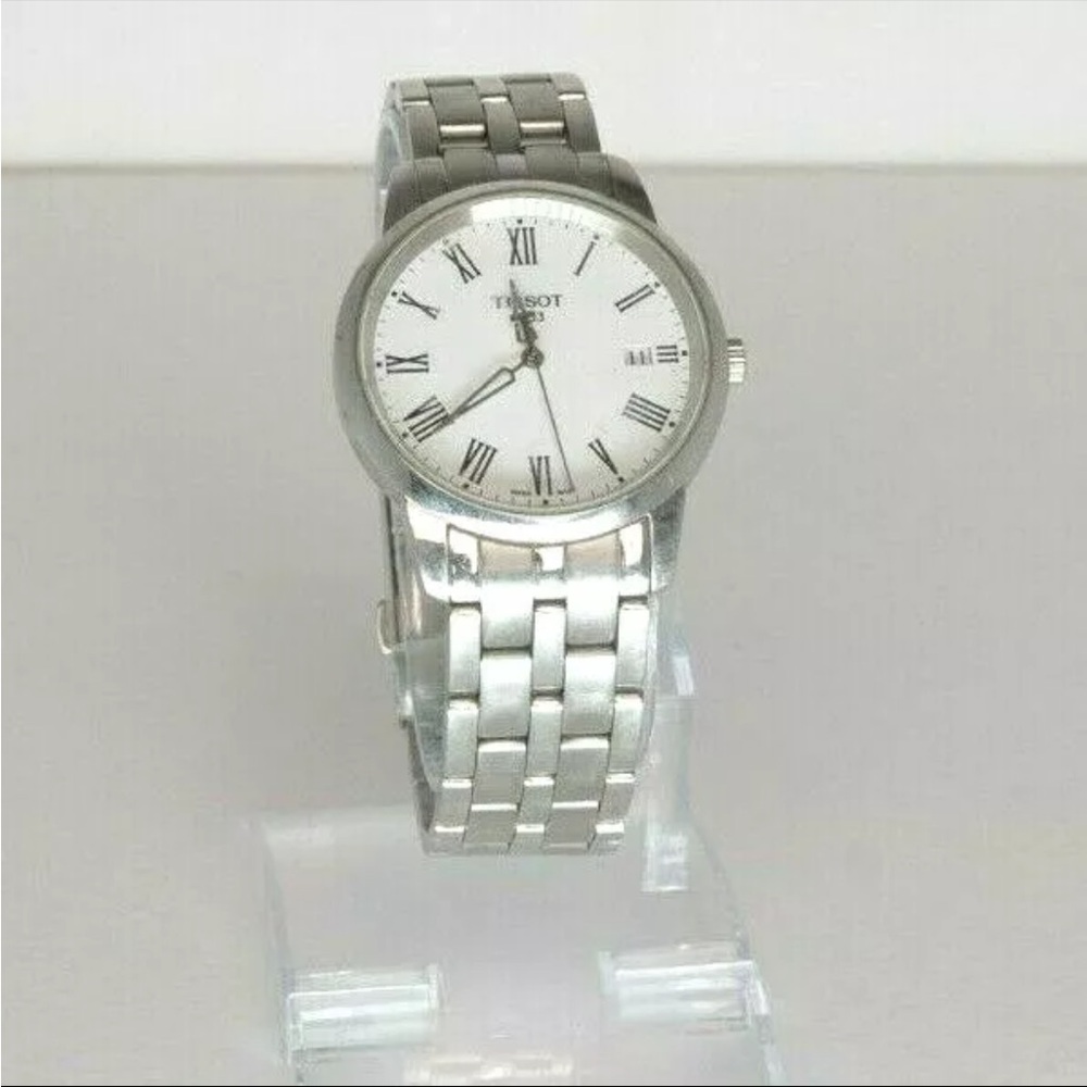 Tissot Silver Stainless Steel Watch #70 new battery
